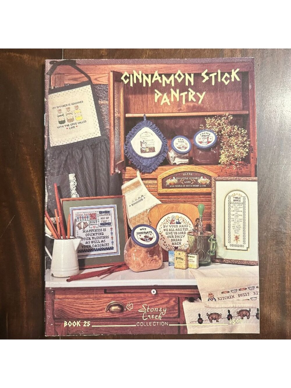 Stoney Creek Cinnamon Stick Pantry Cross-Stitch Pattern Book 25